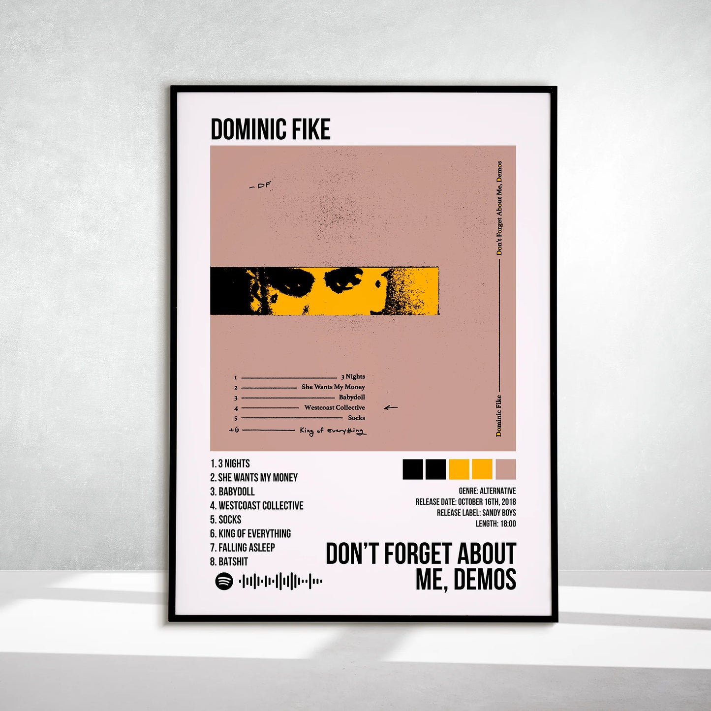 Don't Forget About Me, Demos