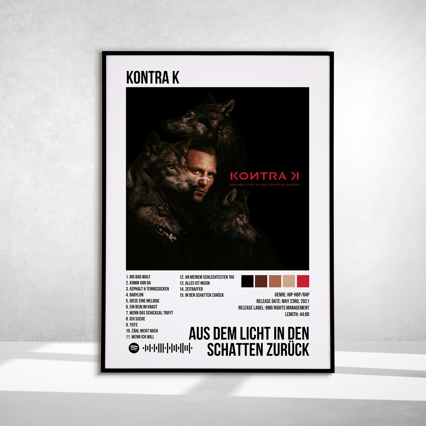 Aus dem Licht in den Schatten zurück